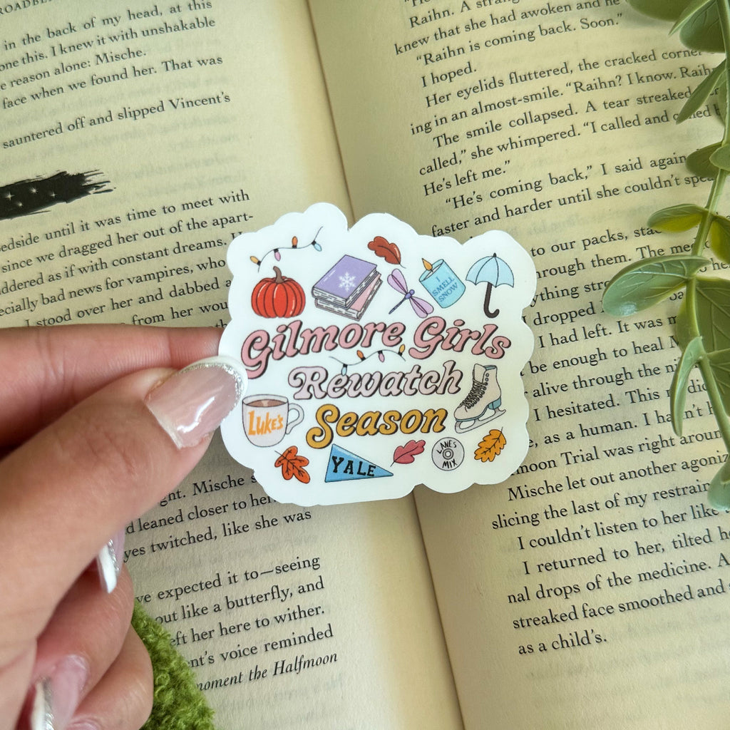 Gilmore Girls Rewatch Season Sticker