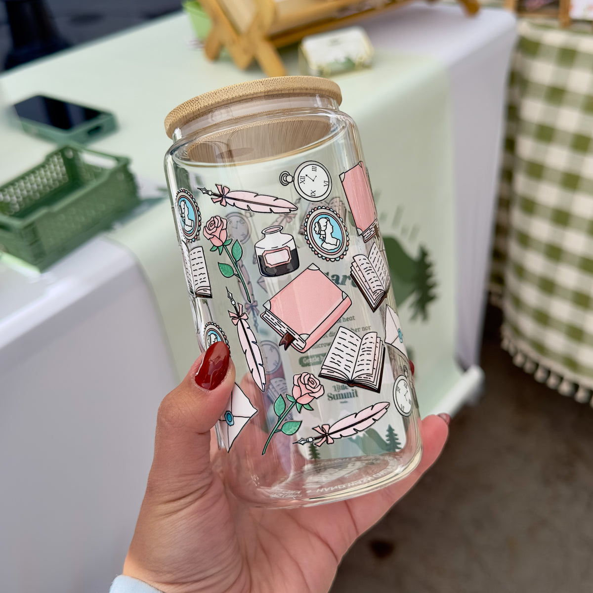 Romantic Story Glass Cup