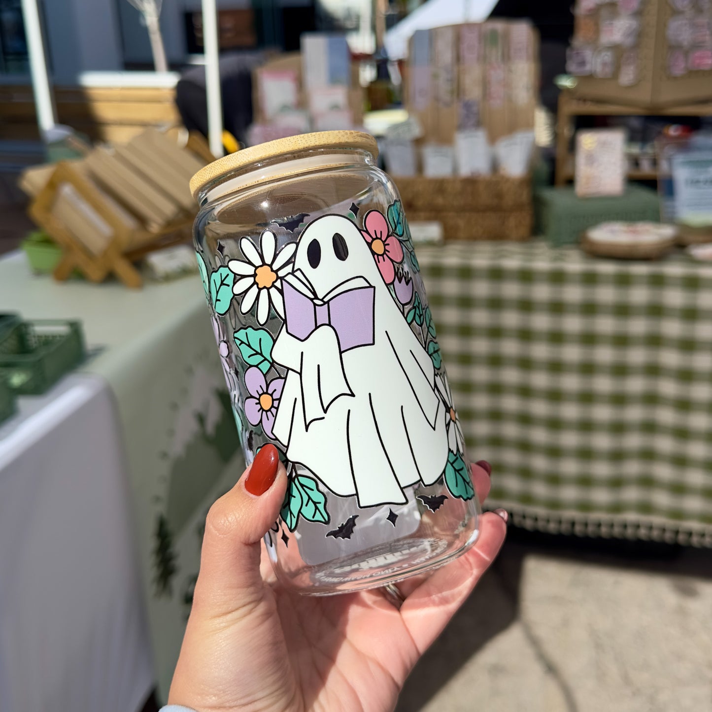 Ghost Reader Glass Cup