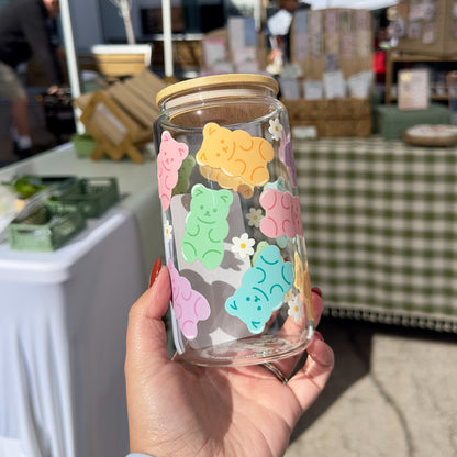 Gummy Bears Glass Cup