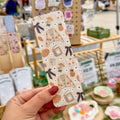 Cozy Fall Pattern Paper Bookmark