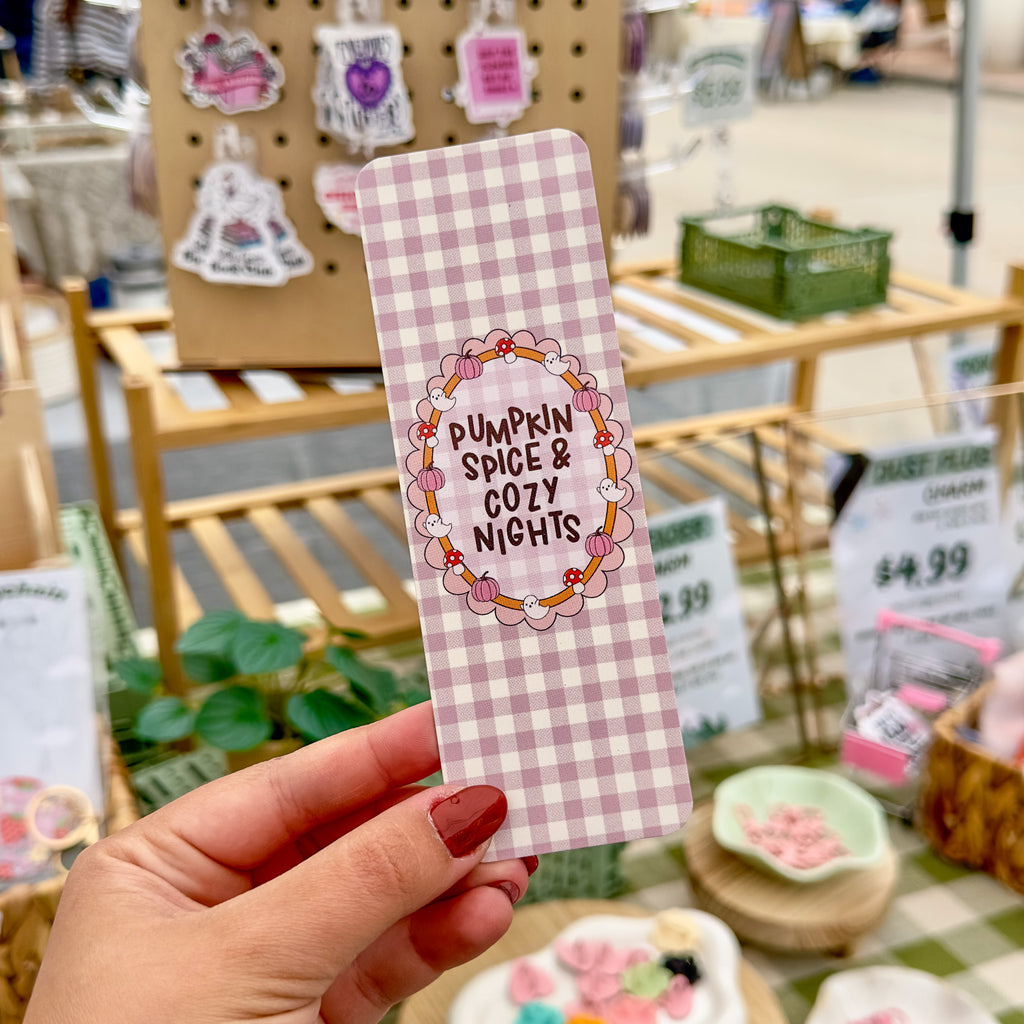 Pumpkin Spice and Everything Nice Paper Bookmark
