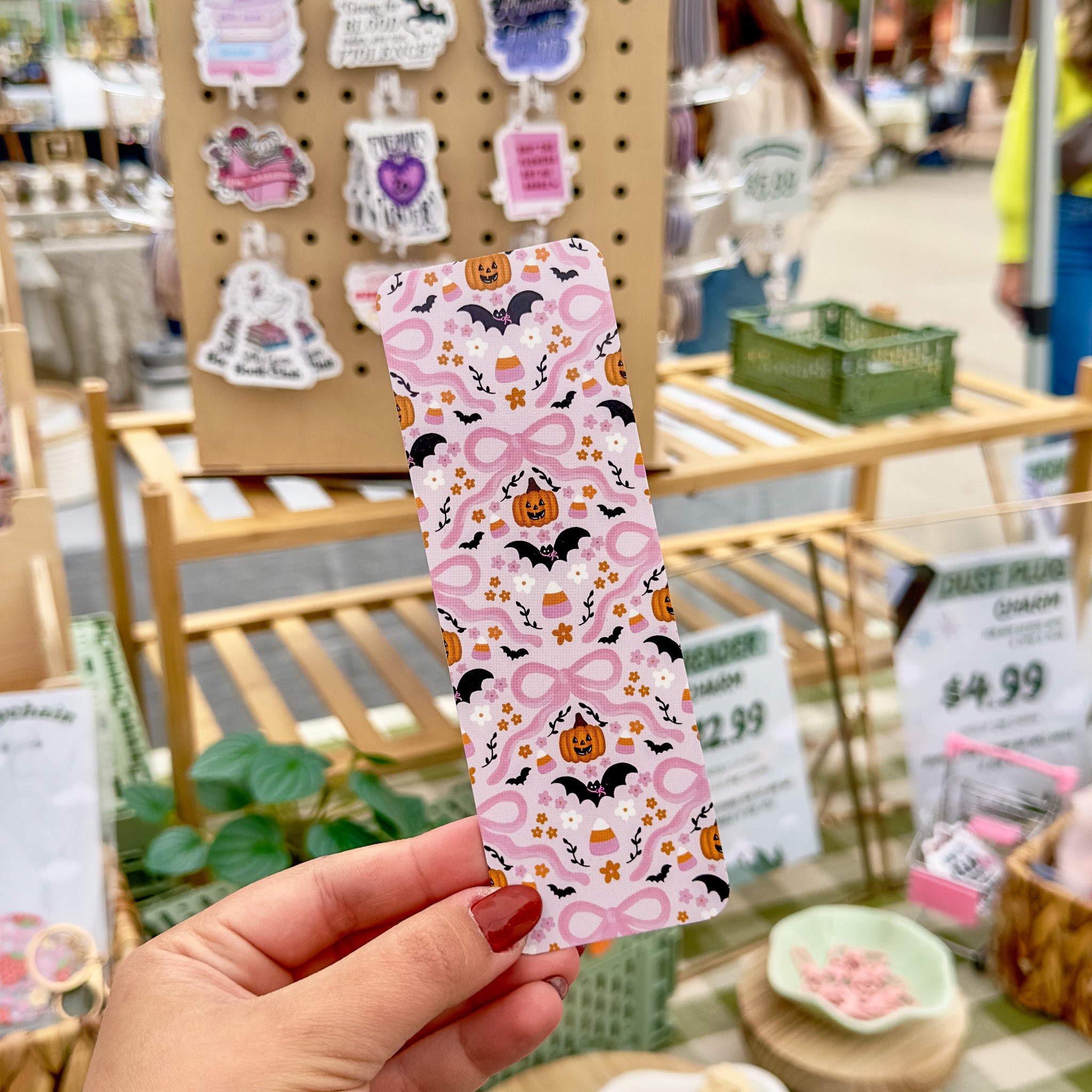 Cute Halloween Paper Bookmark