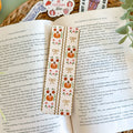 Fall Floral Paper Bookmark