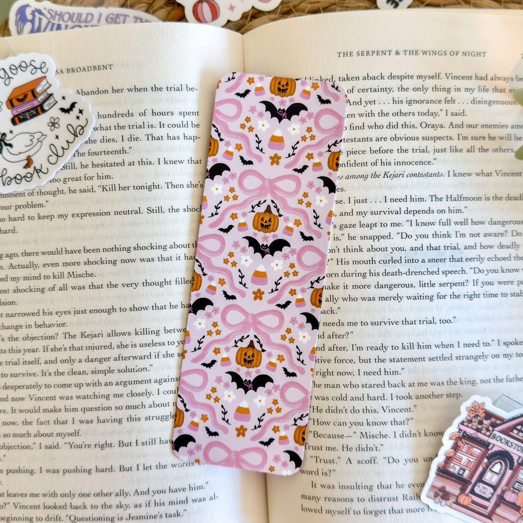 Cute Halloween Paper Bookmark