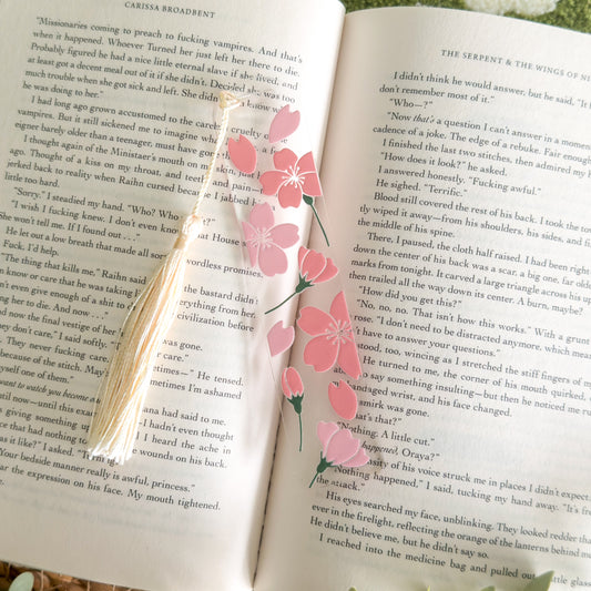 Sakura Acrylic Bookmark
