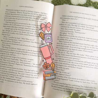Fall Girlie Acrylic Bookmark