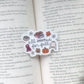 All Booked for Fall Sticker