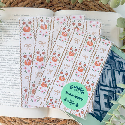 Pumpkin Fall Kindle Insert