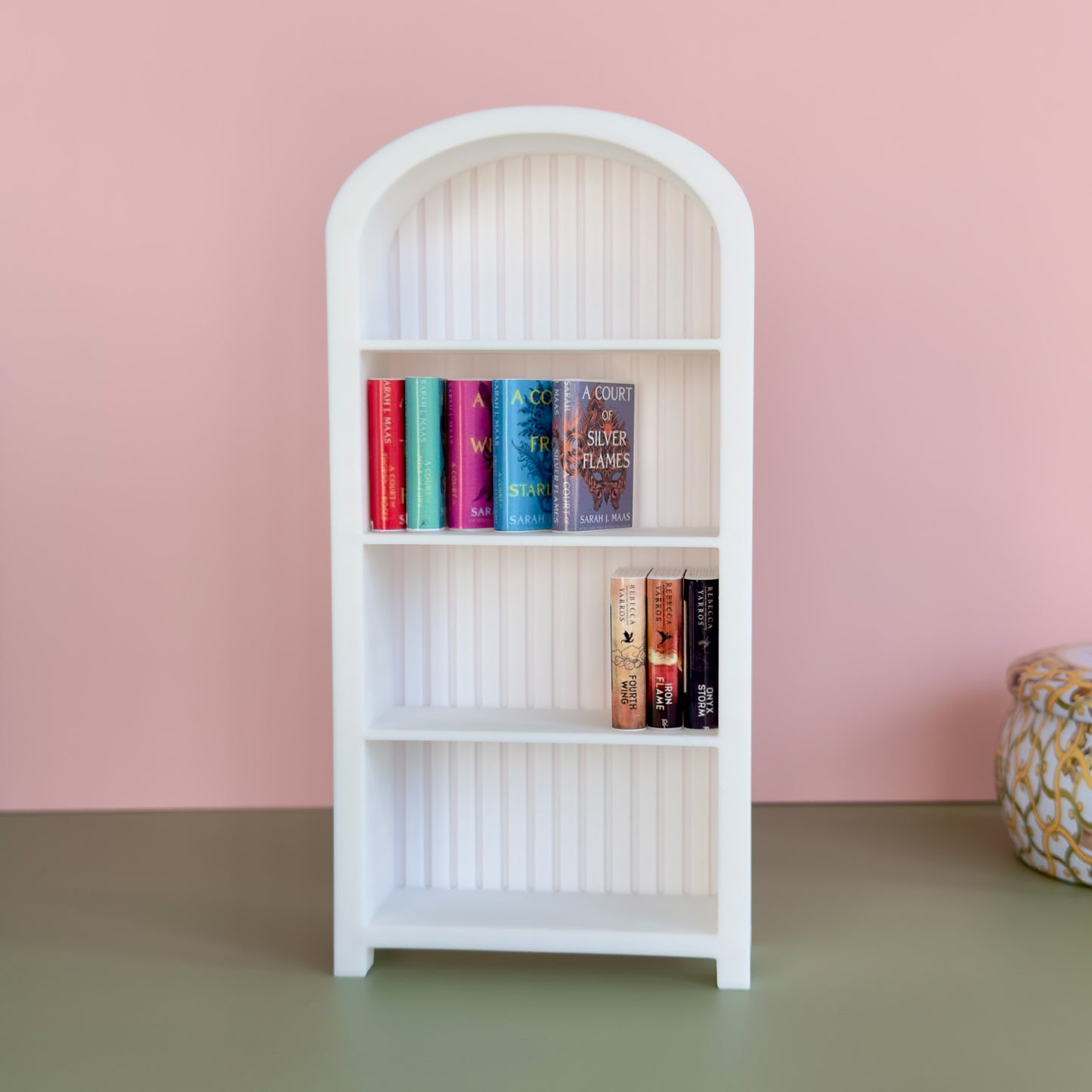 Mini Arched Bookcase