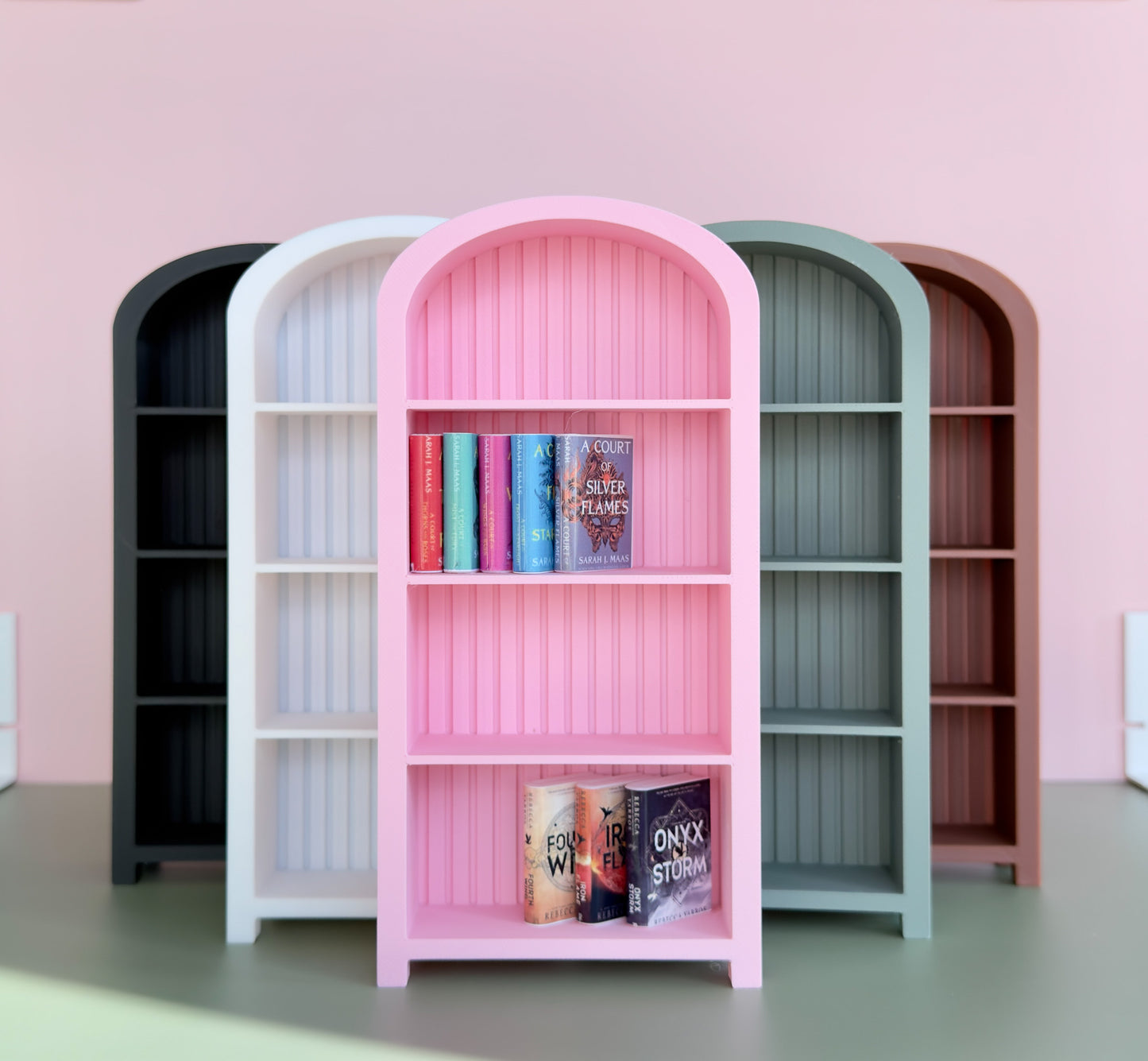 Mini Arched Bookcase