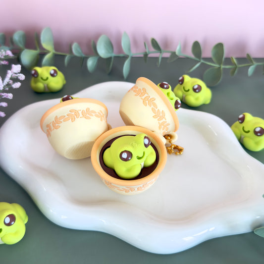 Frog Tea Cup Fidget Clicker
