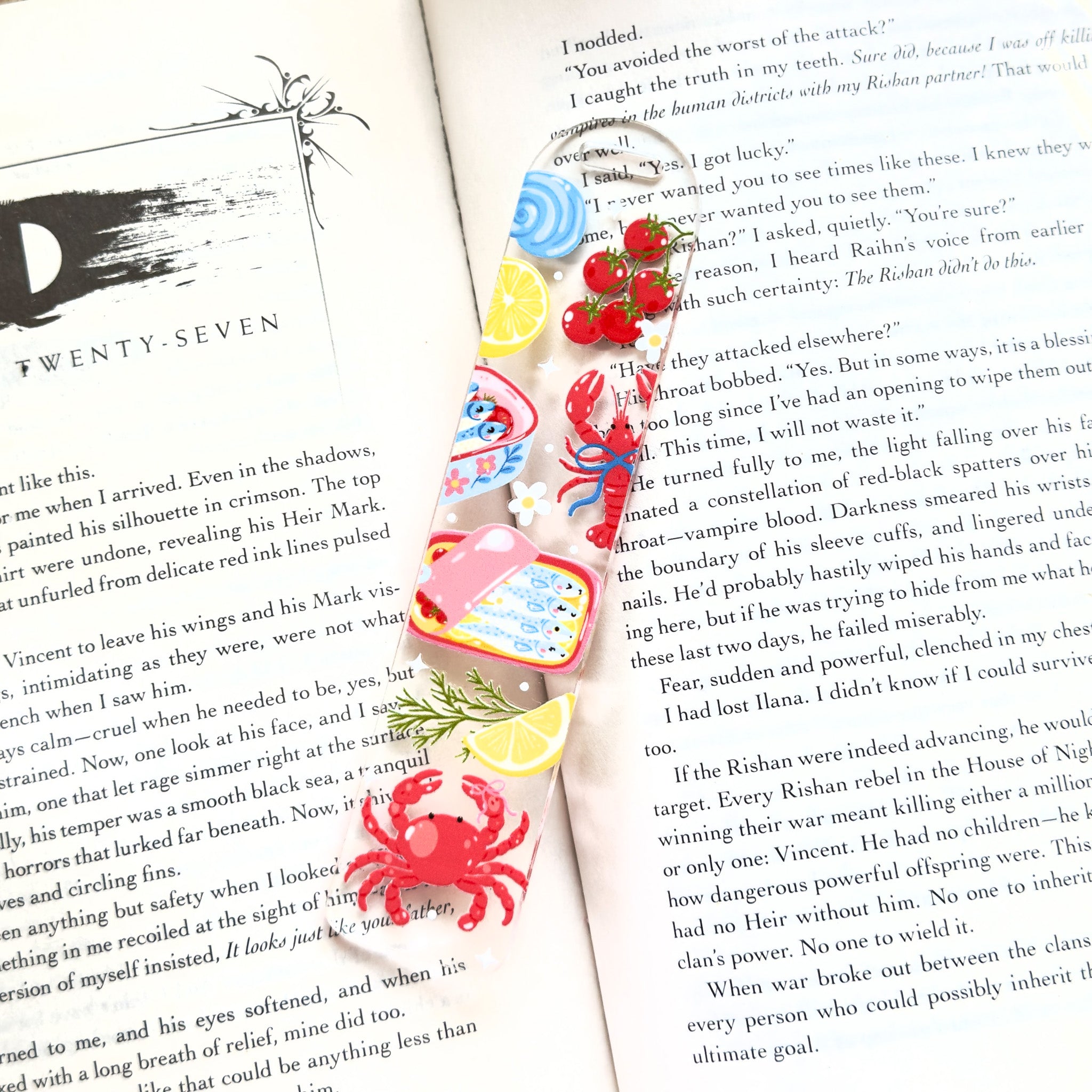 Sardines Aesthetic Acrylic Bookmark