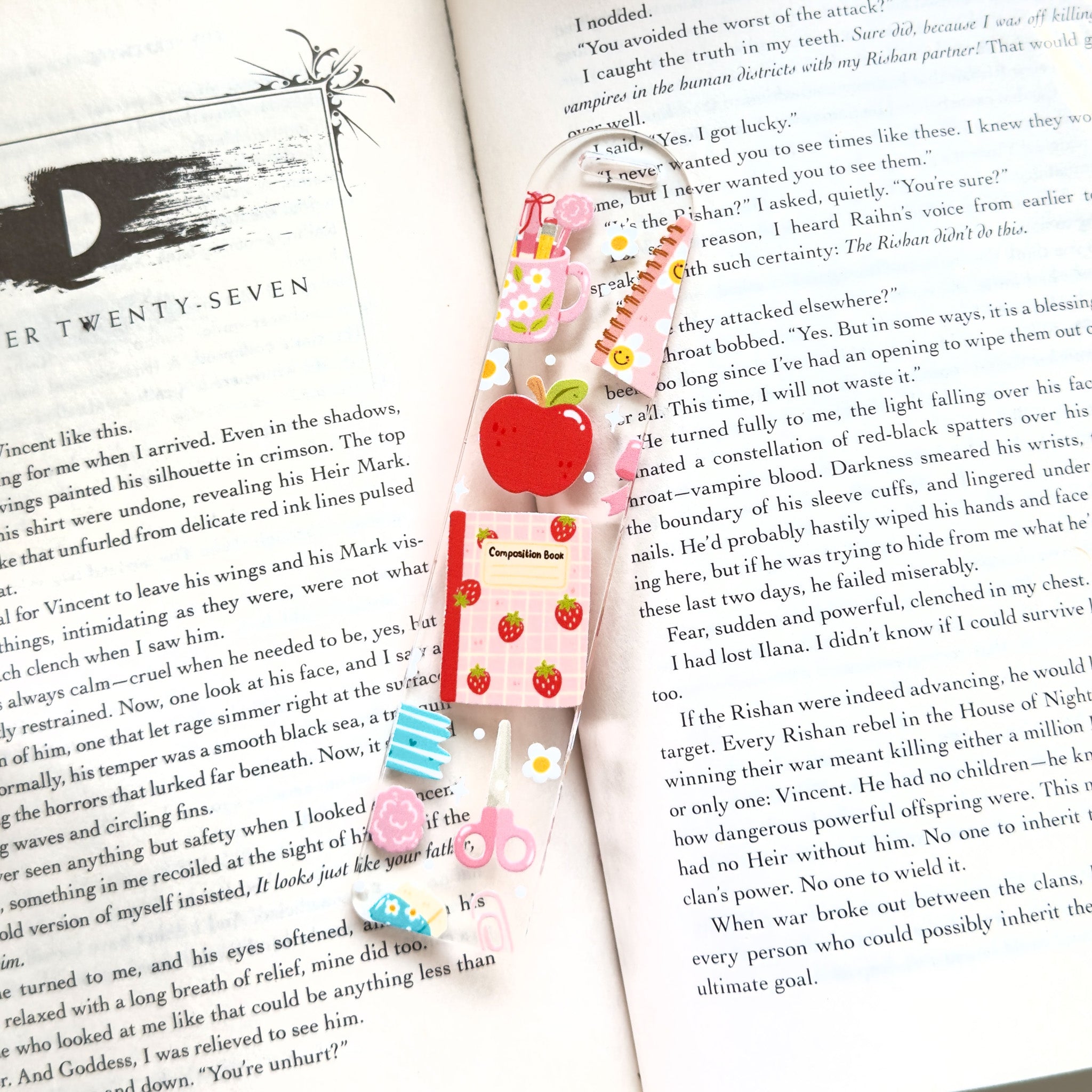 Back to School Acrylic Bookmark