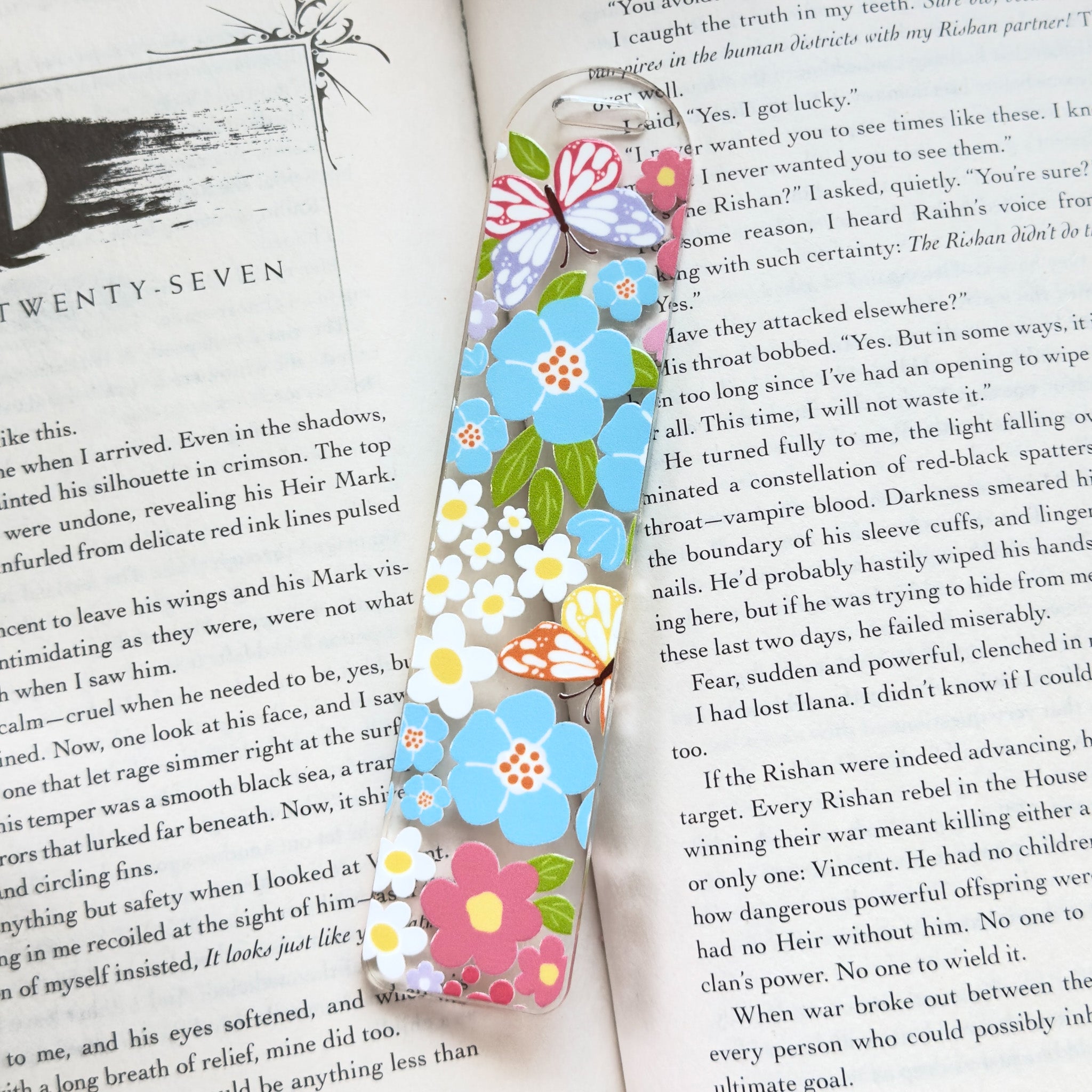 Wildflowers Acrylic Bookmark