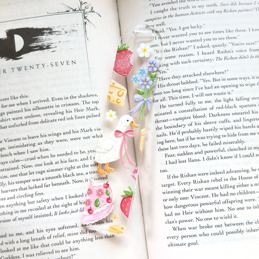 Spring Picnic Acrylic Bookmark
