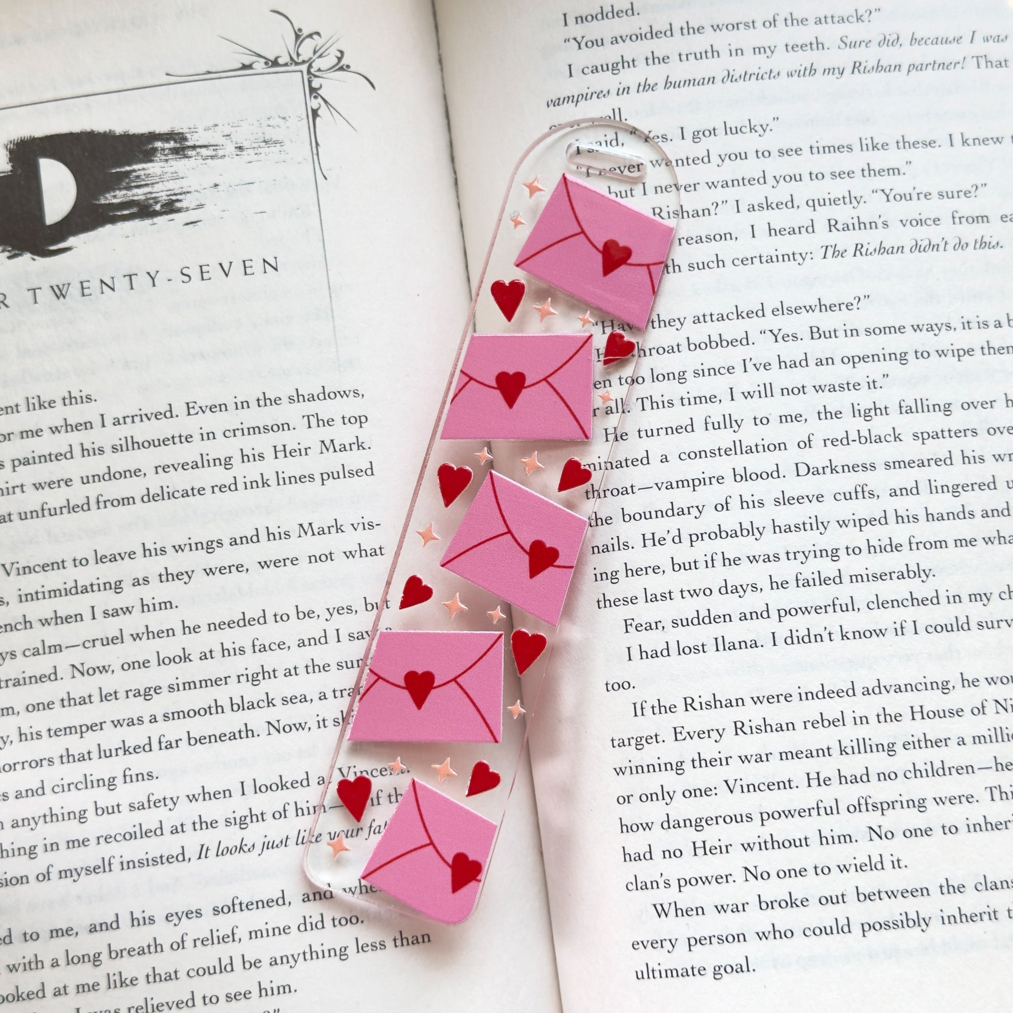 Love Letters Acrylic Bookmark