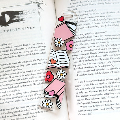 Book Lovers Acrylic Bookmark