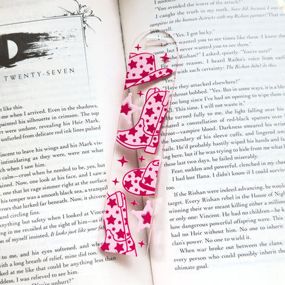 Cowboy Girly Acrylic Bookmark