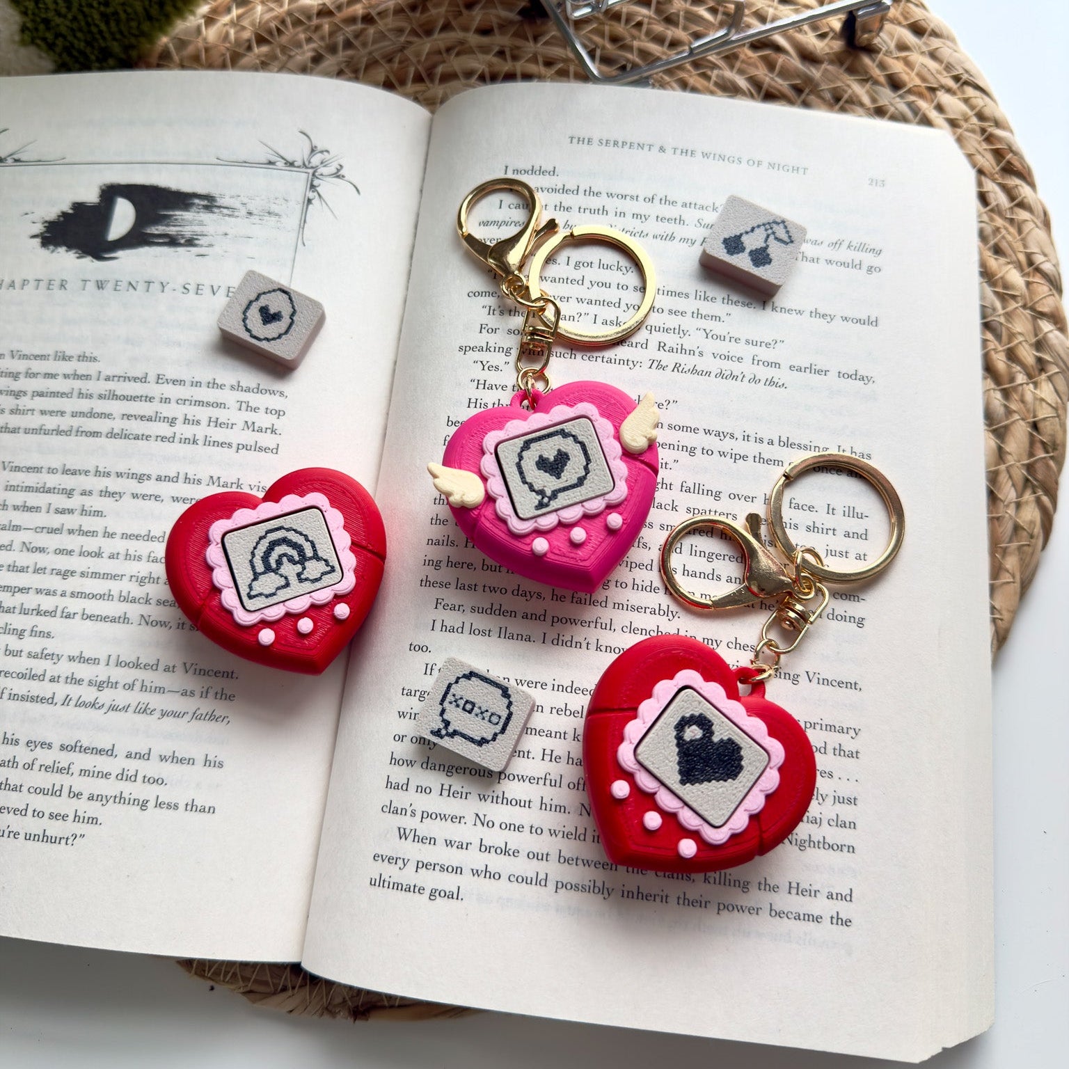 Heart V-Pet Fidget Clicker