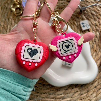 Heart V-Pet Fidget Clicker