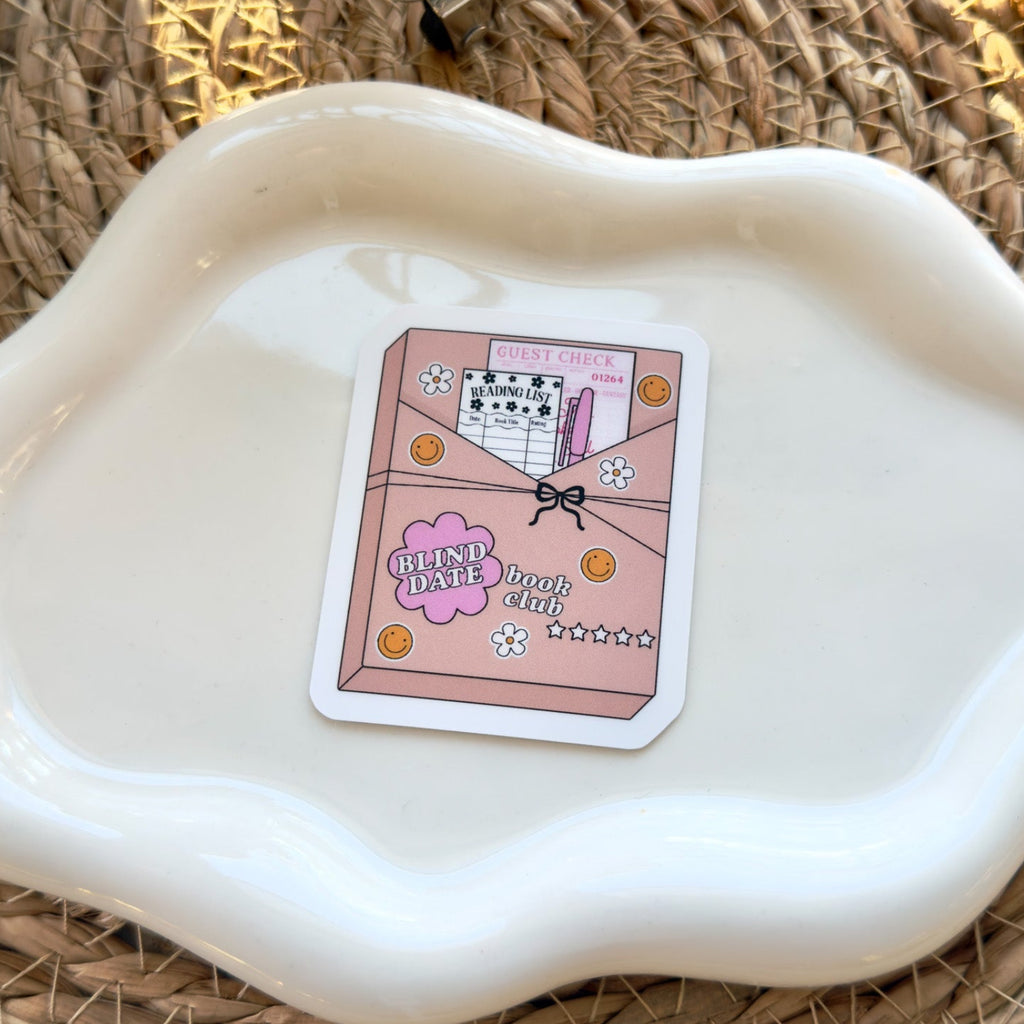 Blind Date with a Book Club Sticker
