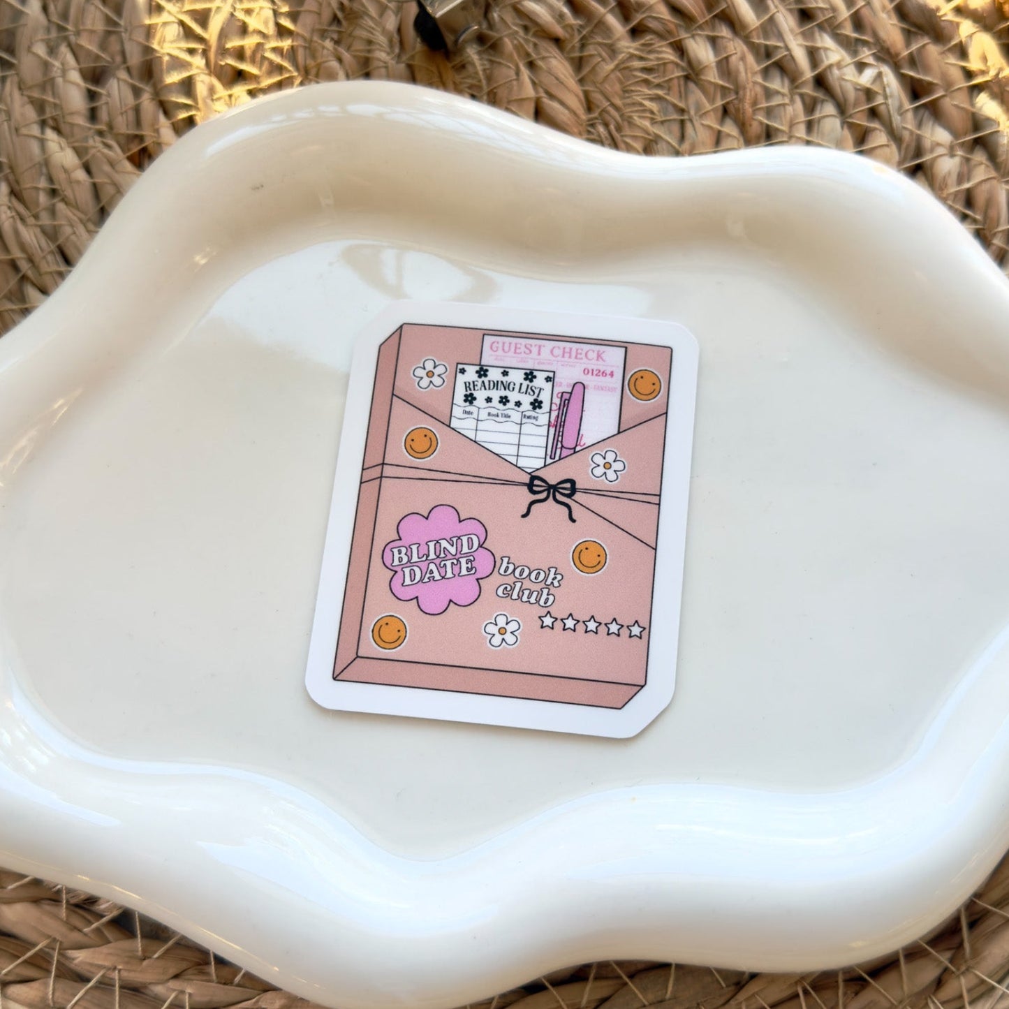Blind Date with a Book Club Sticker