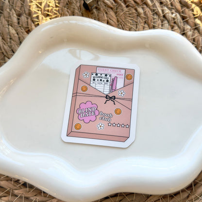Blind Date with a Book Club Sticker