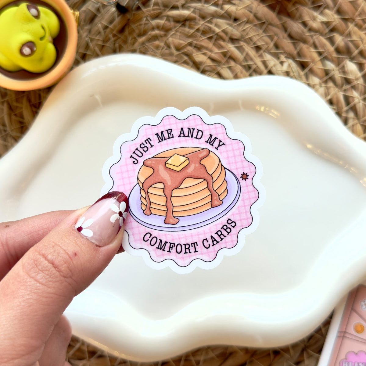 Comfort Carbs Sticker