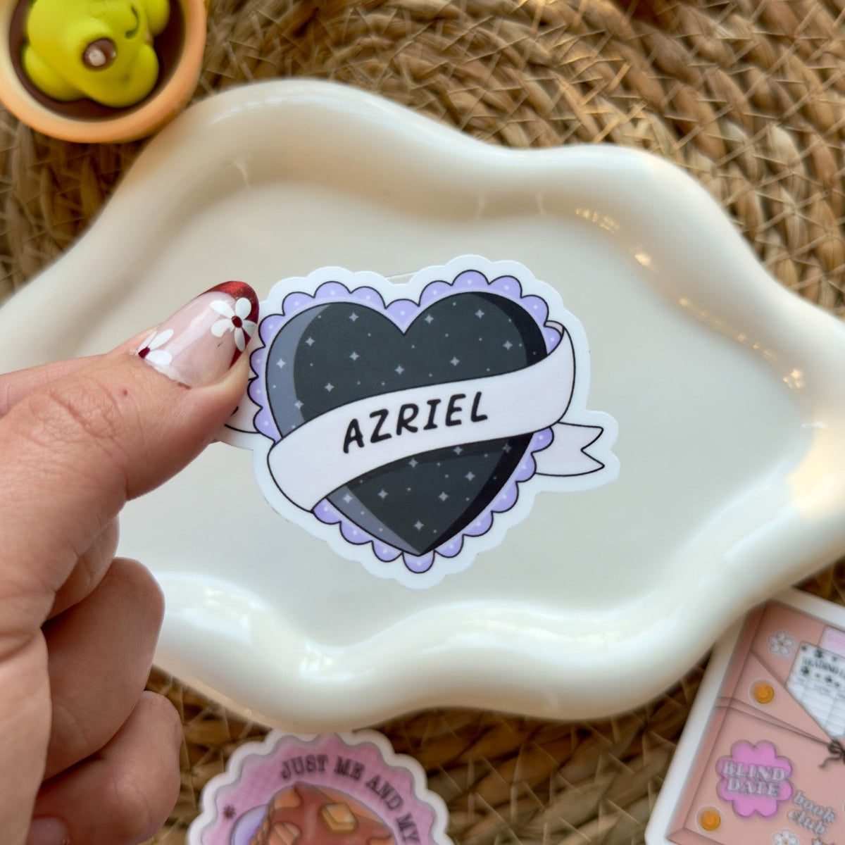 Heart Azriel Sticker