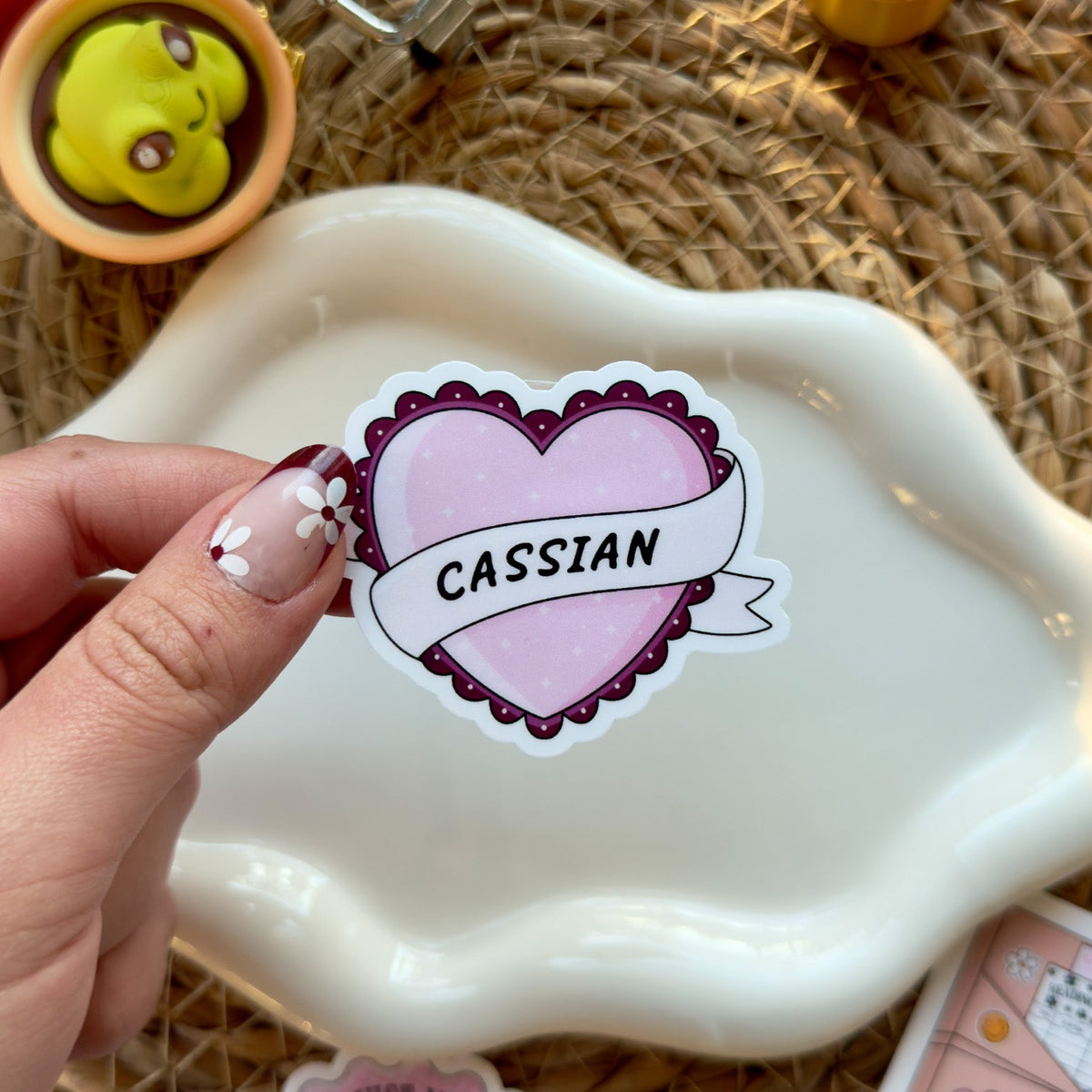 Heart Cassian Sticker