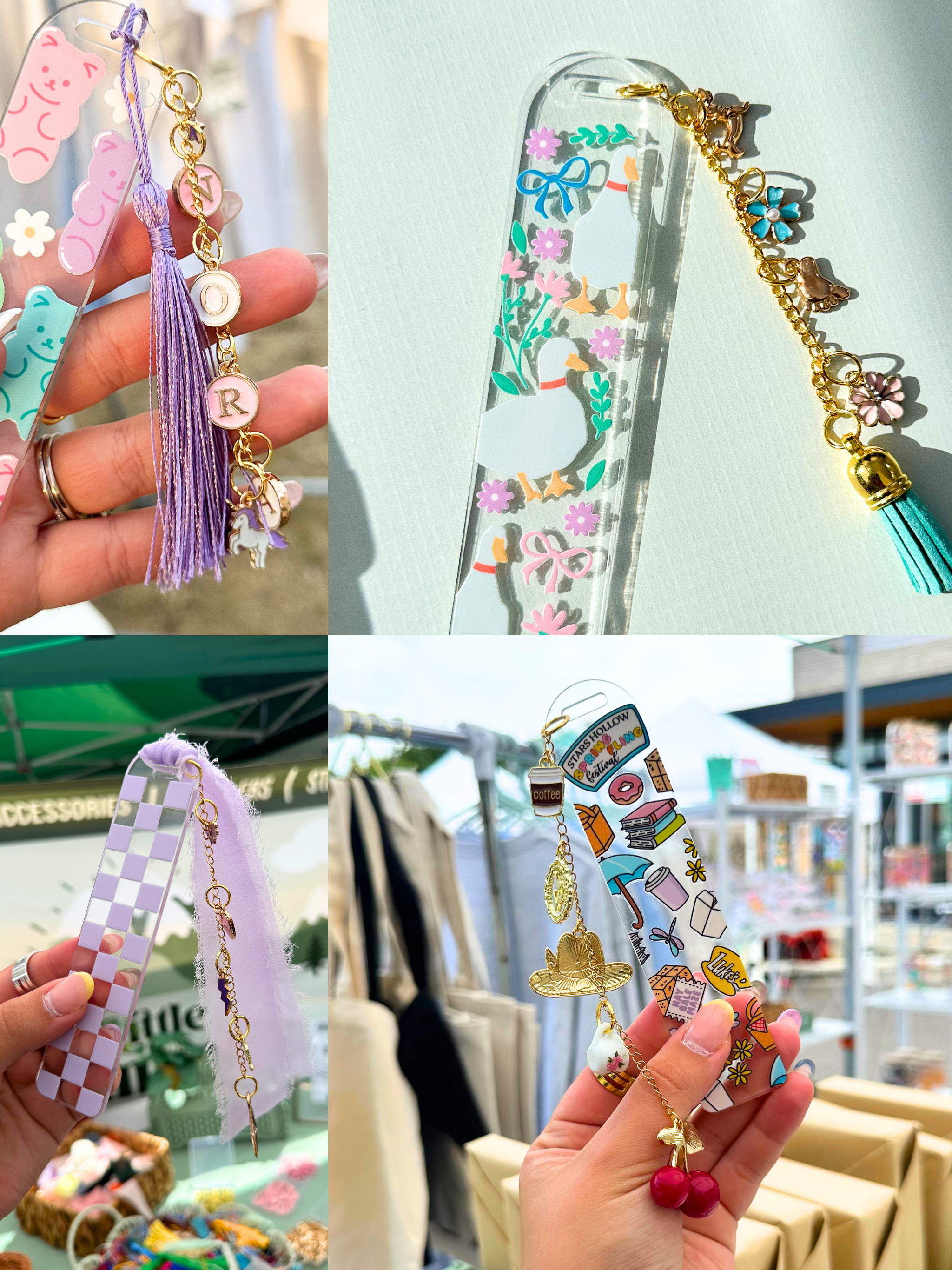 Sardines Aesthetic Acrylic Bookmark