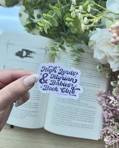 Acotar Sticker "High Lords & Illyrian Babies Book Club"
