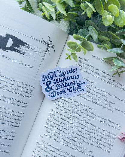 Acotar Sticker "High Lords & Illyrian Babies Book Club"