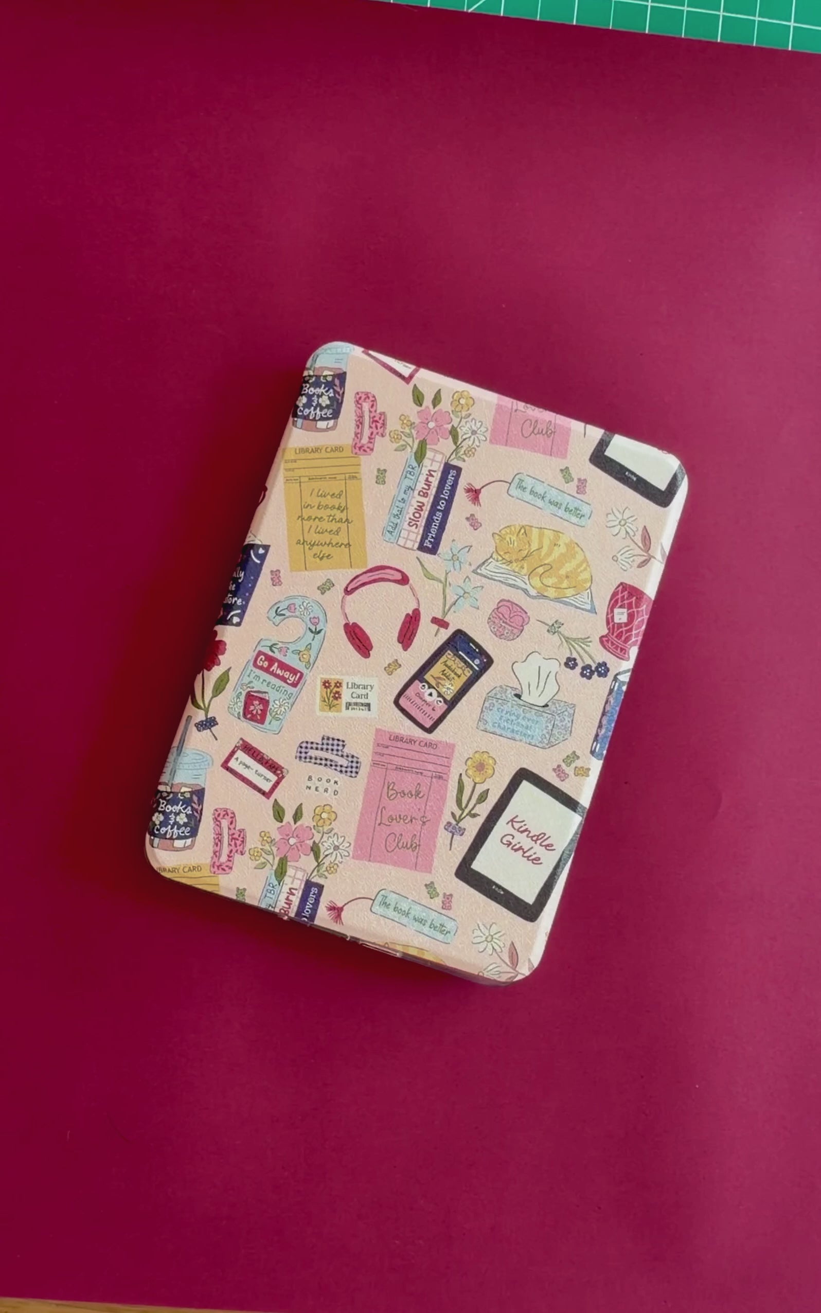 Reading Vibes Detachable Cover Kindle Case